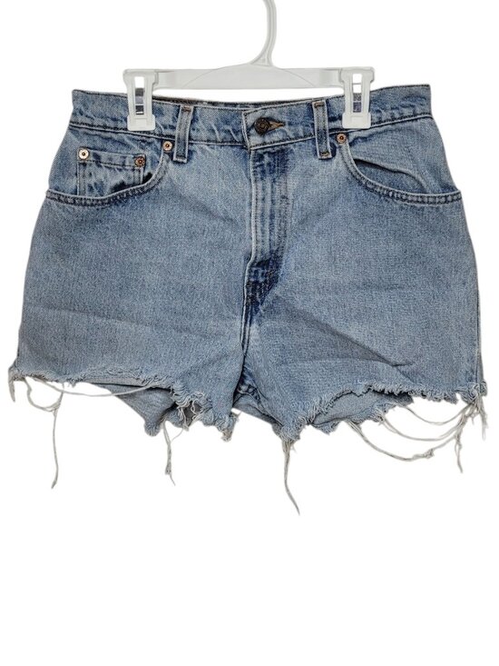 Levis Strauss Pants - Vintage Levi's 550 Shorts 90s High Waisted Relaxed Fit Denim Sz 8 Indie Sleaze